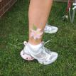 flower on the ankle