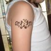henna butterfly on arm