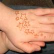Star henna design